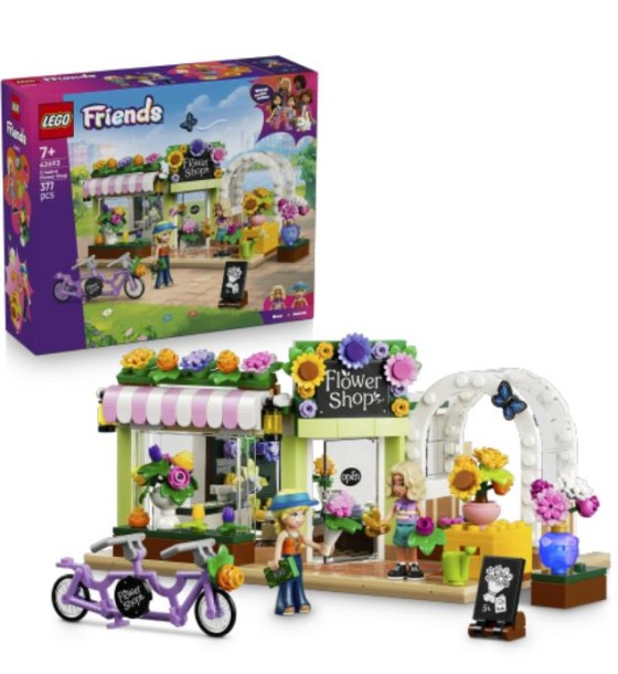 Конструктор LEGO Friends Творча квіткова крамниця (42693)
