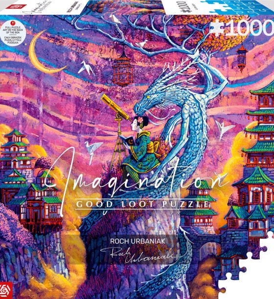 Пазл GoodLoot Imagination: Roch Urbaniak Sakura & Ryu 1000 ел. (5908305249740)