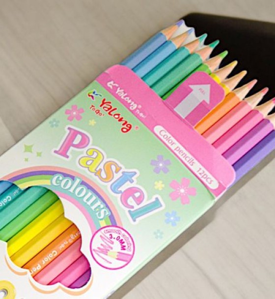 Олівці 12кол, PASTEL-MACARONS (33316)