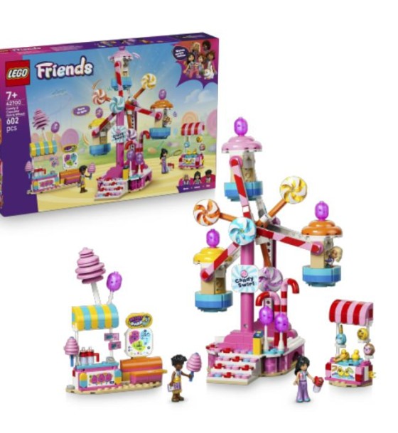 Конструктор LEGO Friends Колесо огляду з цукерками та капкейками (42700)
