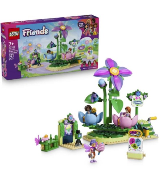 Конструктор LEGO Friends Карусель із квітами й чашками та казкова фотобудка (42702)