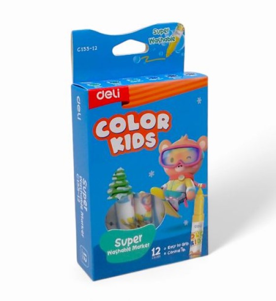 Фломастери "Color Kids", 12 кольорів