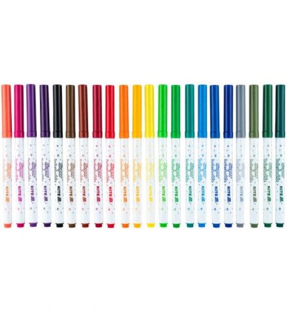 Фломастери, набір 24шт, Kite Creative Superwashable