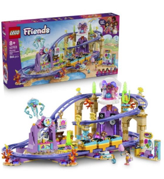 Конструктор LEGO Friends Американські гірки з русалками (42703)