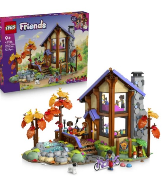 Конструктор LEGO Friends Затишний лісовий будиночок для осіннього відпочинку (42705)