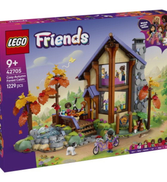 Конструктор LEGO Friends Затишний лісовий будиночок для осіннього відпочинку (42705)