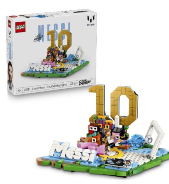 Конструктор LEGO Editions Football Ліонель Мессі — найкращі моменти футбольних матчів (43011)
