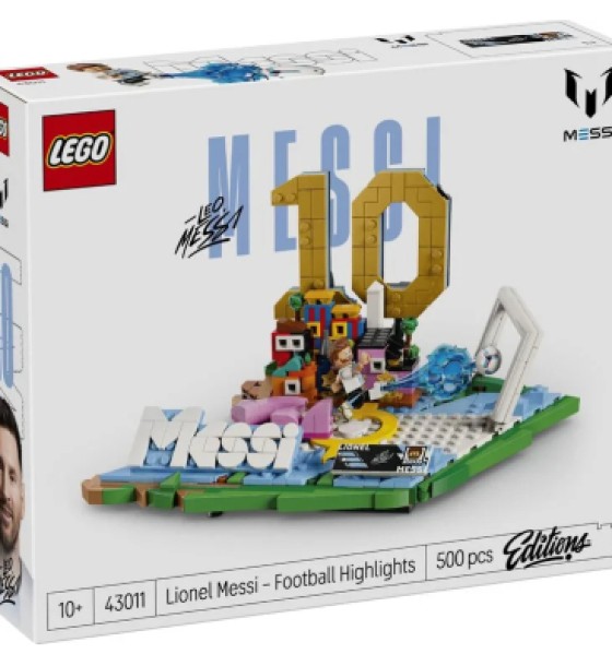Конструктор LEGO Editions Football Ліонель Мессі — найкращі моменти футбольних матчів (43011)