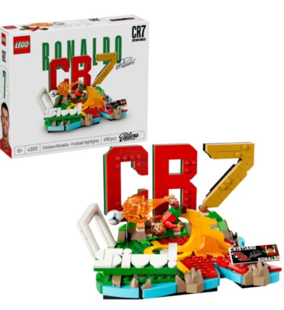 Конструктор LEGO Editions Football Кріштіану Роналду — найкращі моменти футбольних матчів (43012)