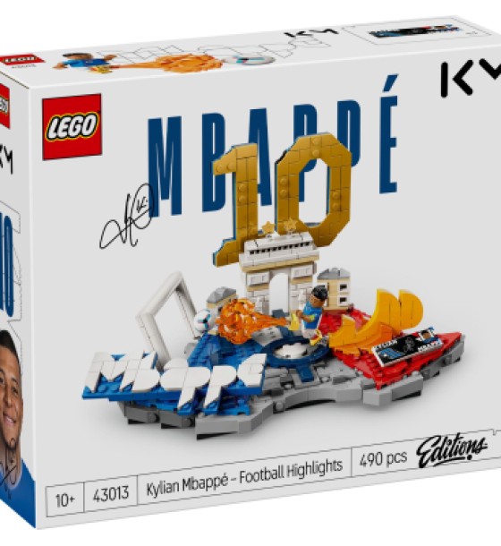 Конструктор LEGO Editions Football Кіліан Мбаппе — найкращі моменти футбольних матчів (43013)