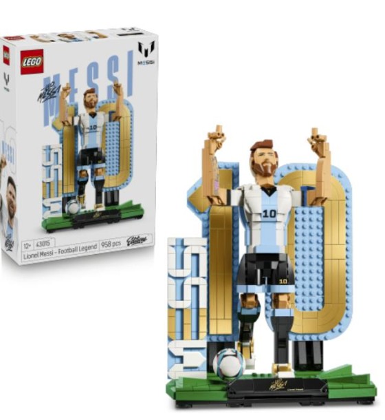 Конструктор LEGO Editions Football Ліонель Мессі — легенда футболу (43015)