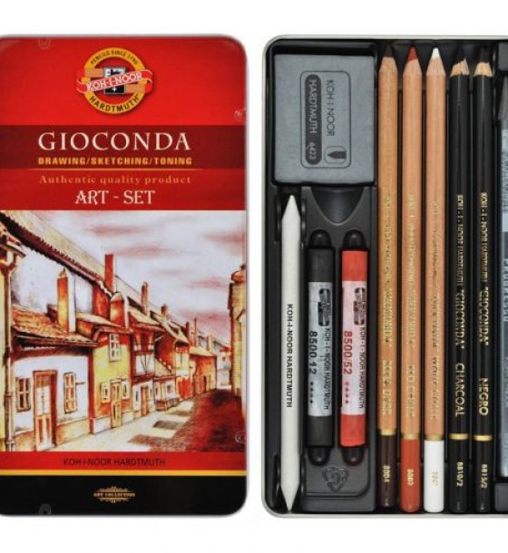 Набір художній GIOCONDA 8890, 10 предметів,мет.уп.