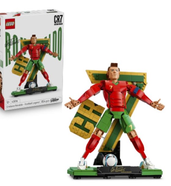 Конструктор LEGO Editions Football Кріштіану Роналду — легенда футболу (43016)