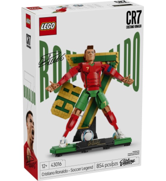 Конструктор LEGO Editions Football Кріштіану Роналду — легенда футболу (43016)