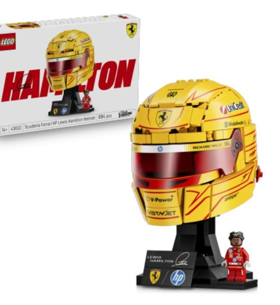Конструктор LEGO Editions Formula 1 Шолом Льюїса Гамільтона з команди Scuderia Ferrari HP (43022-)