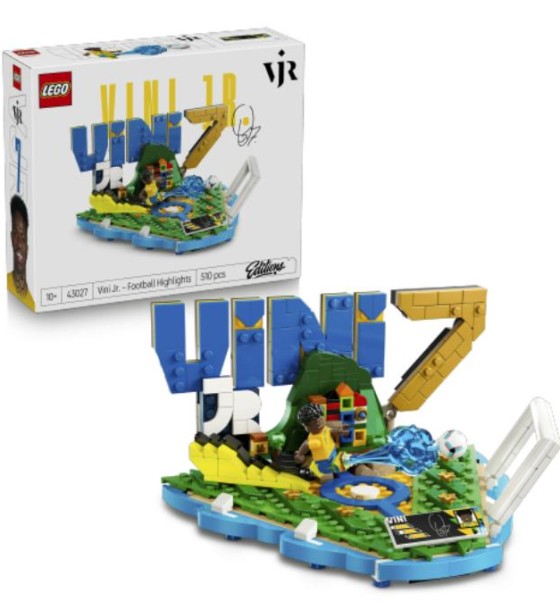 Конструктор LEGO Editions Football Вінісіус Жуніор — найкращі моменти футбольних матчів (43027)