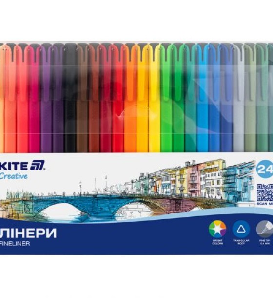 Лінери Kite Creative, набір 24шт