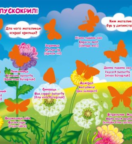 Велика книга "Розвиваючі наклейки. Розумні завдання. Комахи і павукоподібні" (укр)