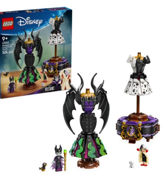 Конструктор LEGO Disney Classic Сукні Малефісенти та Лютелли де Віль (43262)