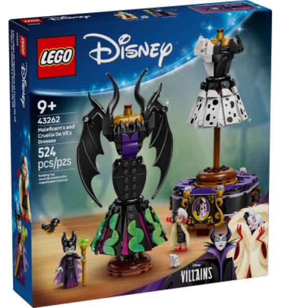 Конструктор LEGO Disney Classic Сукні Малефісенти та Лютелли де Віль (43262)