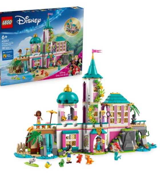 Конструктор LEGO Disney Замок принцеси та королівські улюбленці (43267)