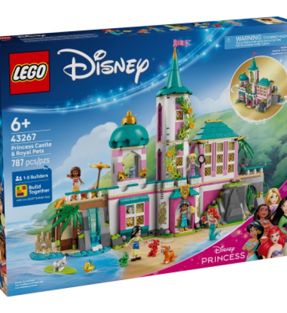 Конструктор LEGO Disney Замок принцеси та королівські улюбленці (43267)