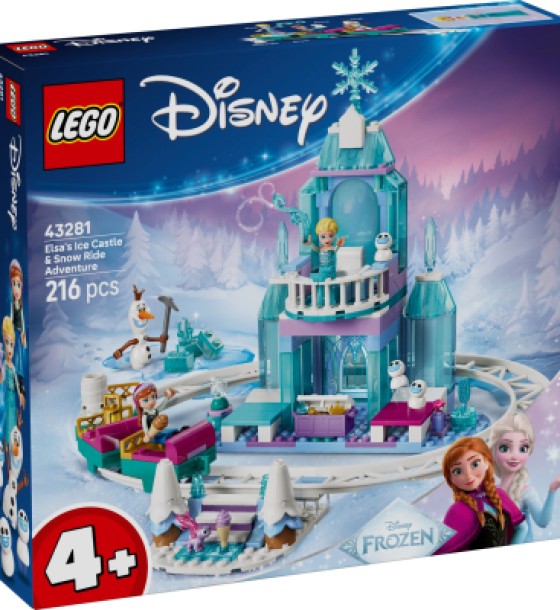 Конструктор LEGO Disney Princess Крижаний палац Ельзи та веселе катання на санчатах (43281)