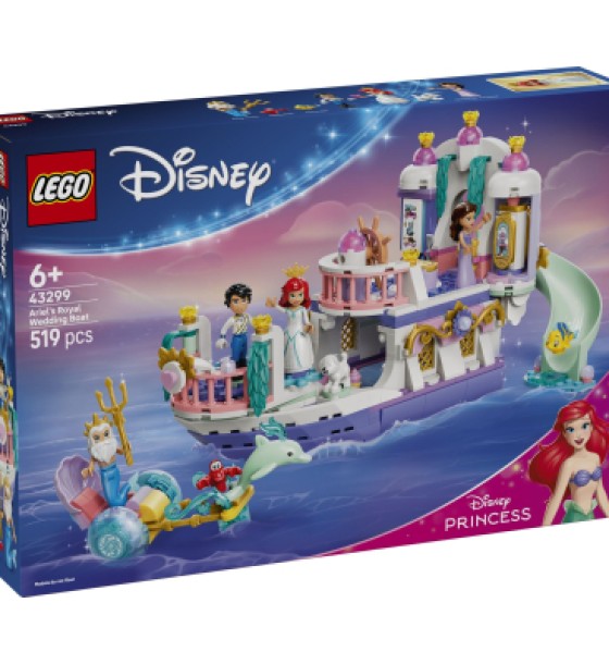 Конструктор LEGO Disney Princess Королівський весільний човен Аріель (43299)