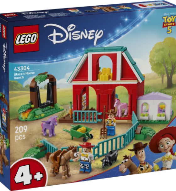 Конструктор LEGO Disney and Pixar Toy Story 5 Кінне ранчо Блейза (43304)