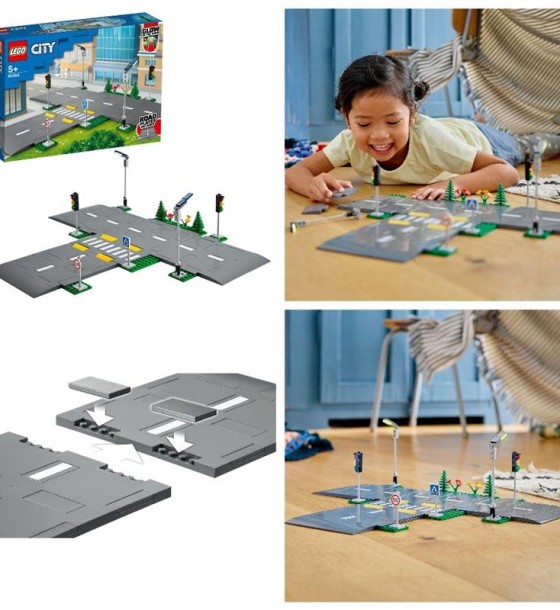 Конструктор LEGO City Town Дорожні плити 112 деталей (60304)