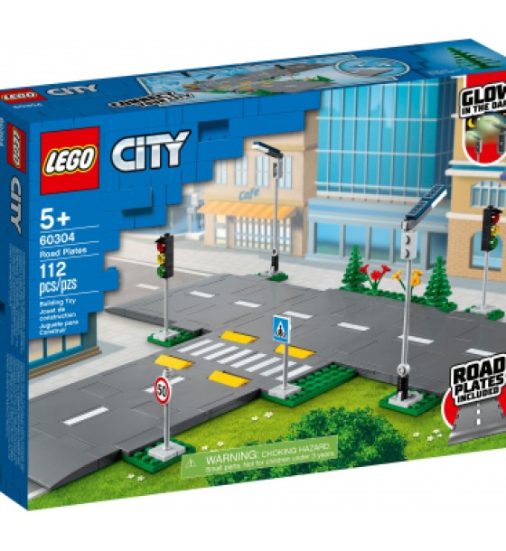 Конструктор LEGO City Town Дорожні плити 112 деталей (60304)
