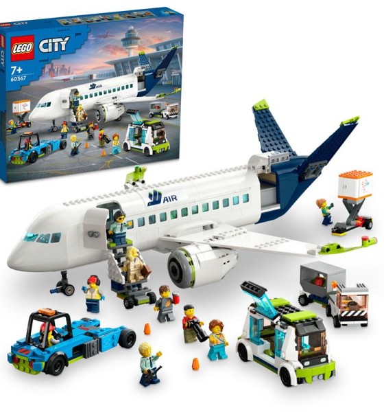 Конструктор LEGO City Пасажирський літак 913 деталей (60367)