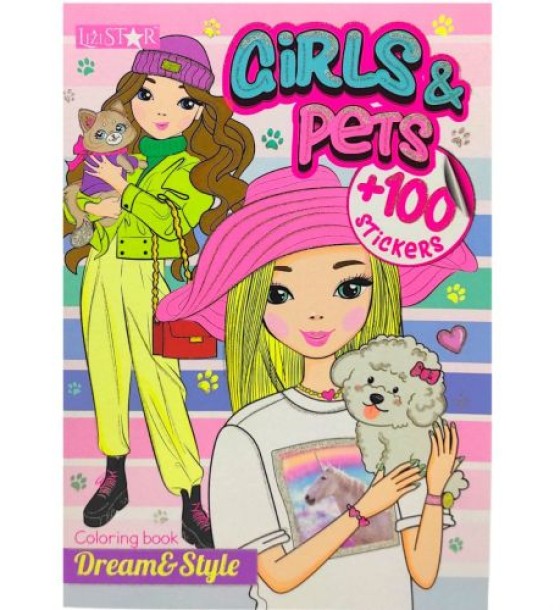Книжка дитяча "Видання для дозвілля: Girls & Pets"