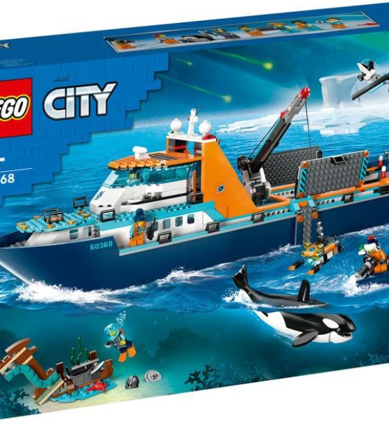 Конструктор LEGO City Арктичний дослідницький корабель 815 деталей (60368)