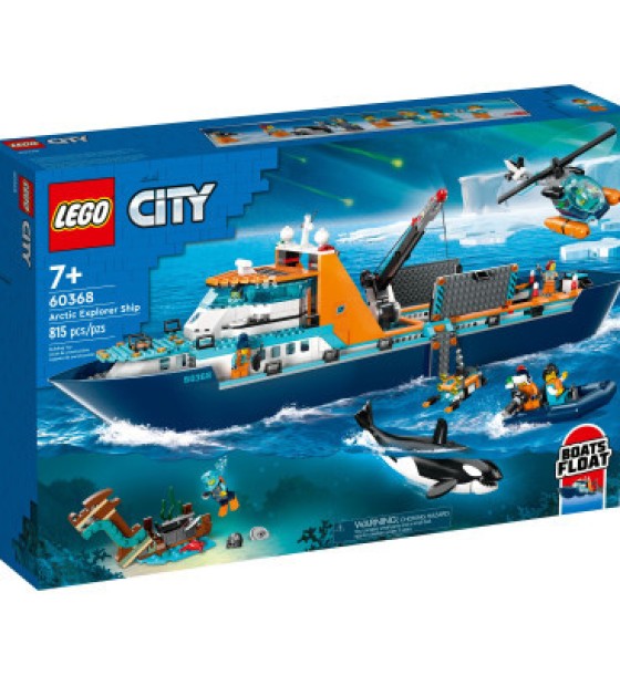Конструктор LEGO City Арктичний дослідницький корабель 815 деталей (60368)
