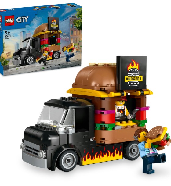 Конструктор LEGO City Вантажівка з гамбургерами 194 деталей (60404)