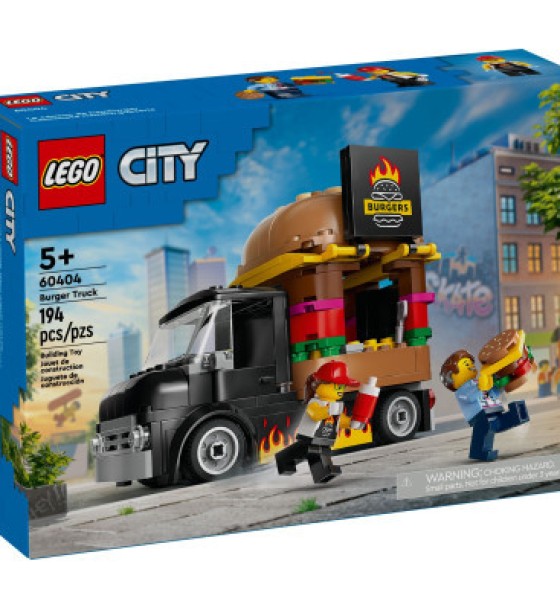 Конструктор LEGO City Вантажівка з гамбургерами 194 деталей (60404)