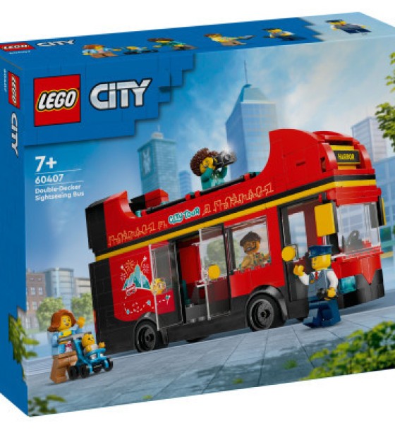 Конструктор LEGO City Червоний двоповерховий екскурсійний автобус (60407)