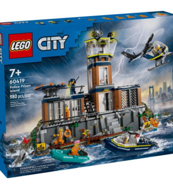 Конструктор LEGO City Поліцейський острів-в'язниця 980 деталей (60419)