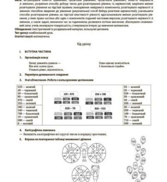 Посібник "Мій конспект. Математика. 4 клас. Частина 1" (укр)