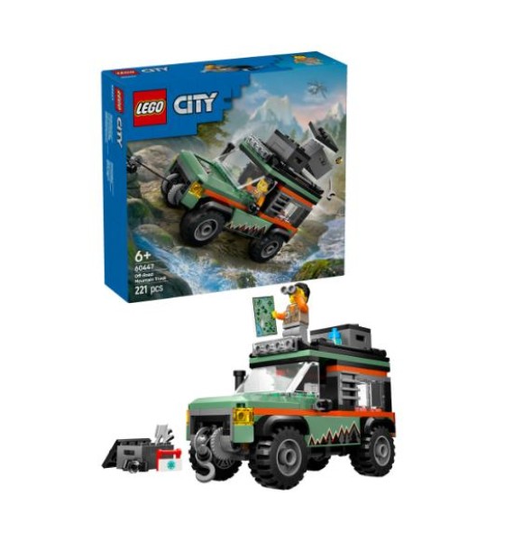Конструктор LEGO City Позашляхова гірська вантажівка 4x4 (60447)