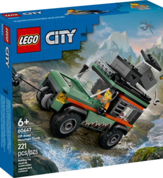 Конструктор LEGO City Позашляхова гірська вантажівка 4x4 (60447)