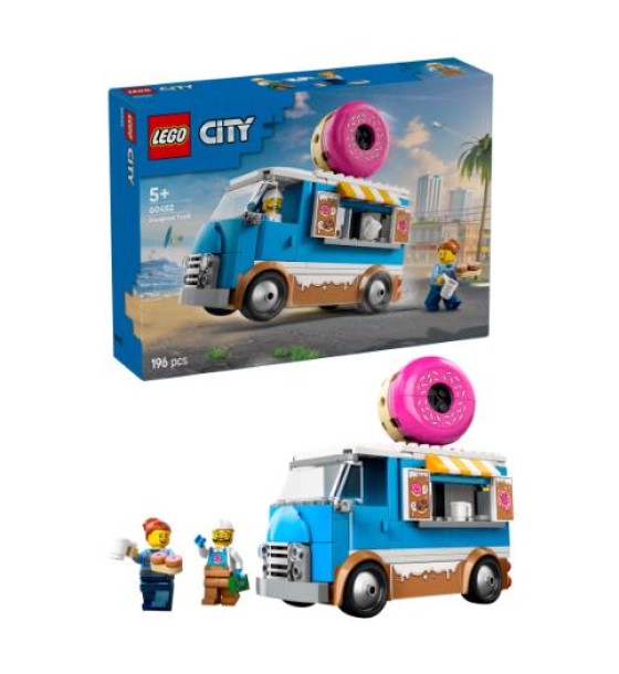 Конструктор LEGO City Вантажівка з пончиками (60452)