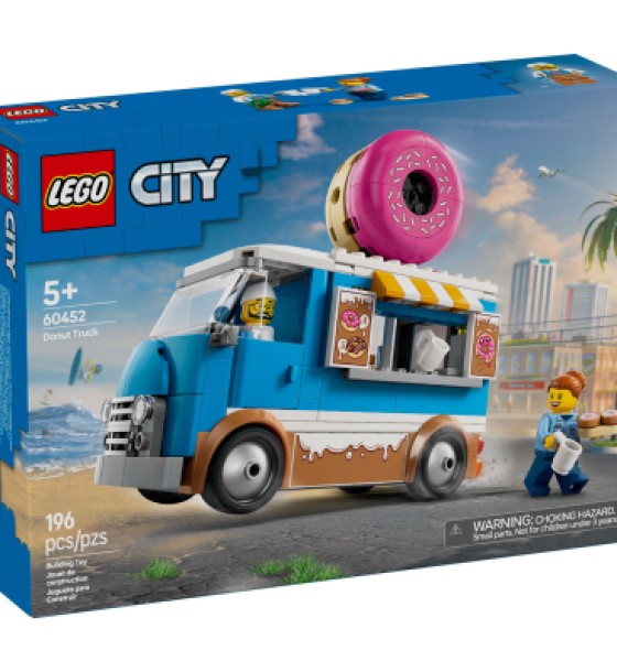 Конструктор LEGO City Вантажівка з пончиками (60452)