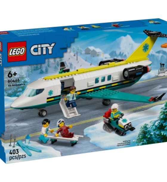 Конструктор LEGO City Літак швидкої медичної допомоги (60465)