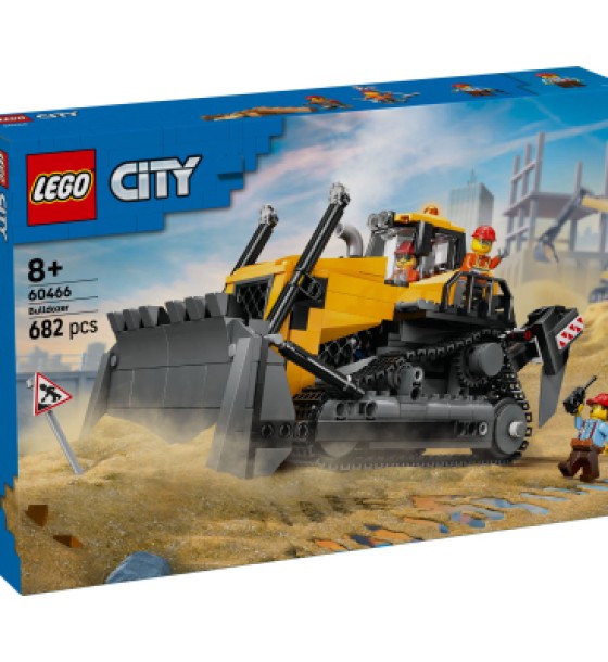 Конструктор LEGO City Жовтий бульдозер (60466)