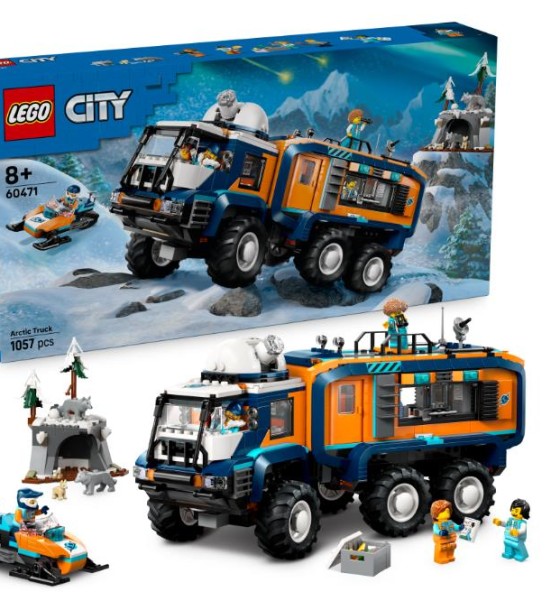 Конструктор LEGO City Арктична дослідна вантажівка з науковою лабораторією (60471)