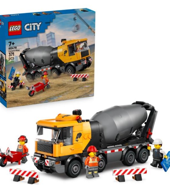 Конструктор LEGO City Бетонозмішувач (60478)