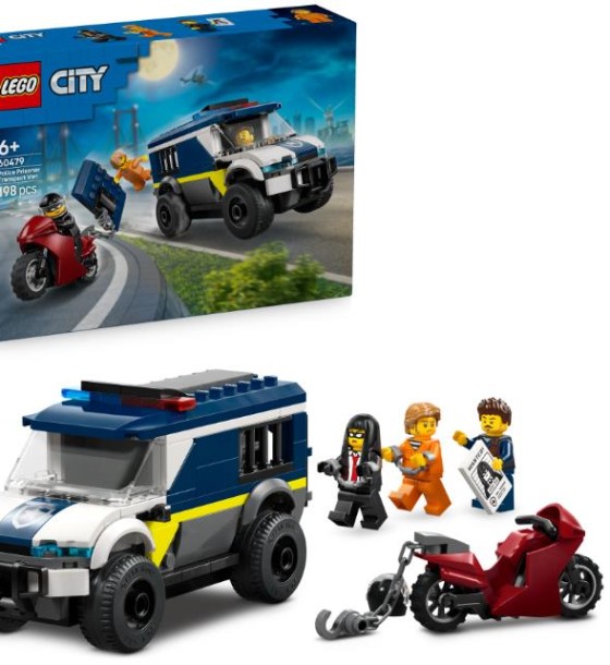 Конструктор LEGO City Поліцейський фургон для перевезення в'язнів (60479)