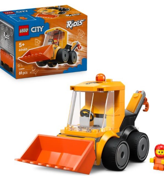 Конструктор LEGO City Автівки — Будівельний навантажувач (60483)